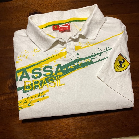 Massa Brasil Soccer Polo Ferrari x Puma - Picture 1 of 2